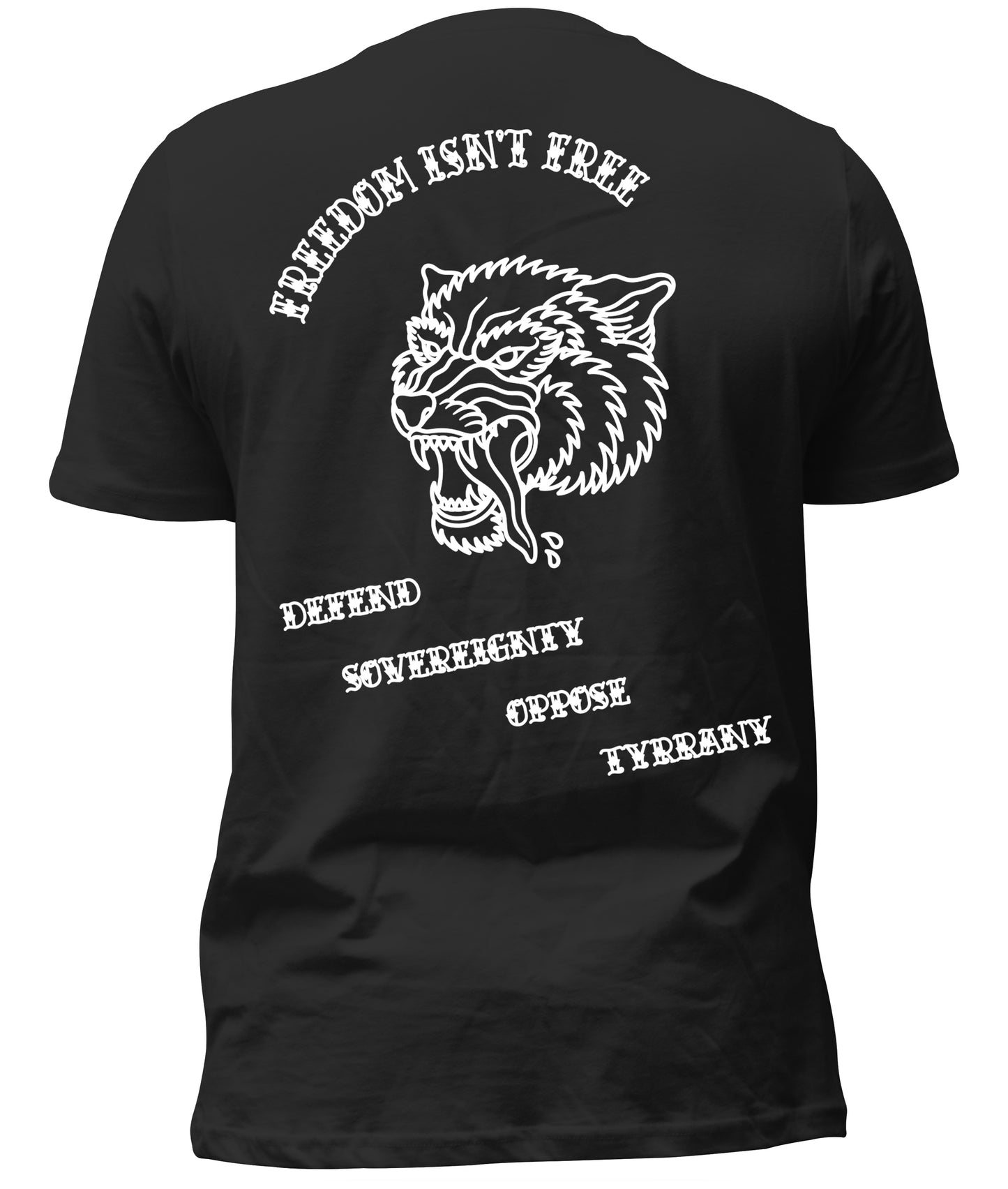 "Freedom Isn't Free" Wolf T-Shirt (Ukraine Fundraiser)