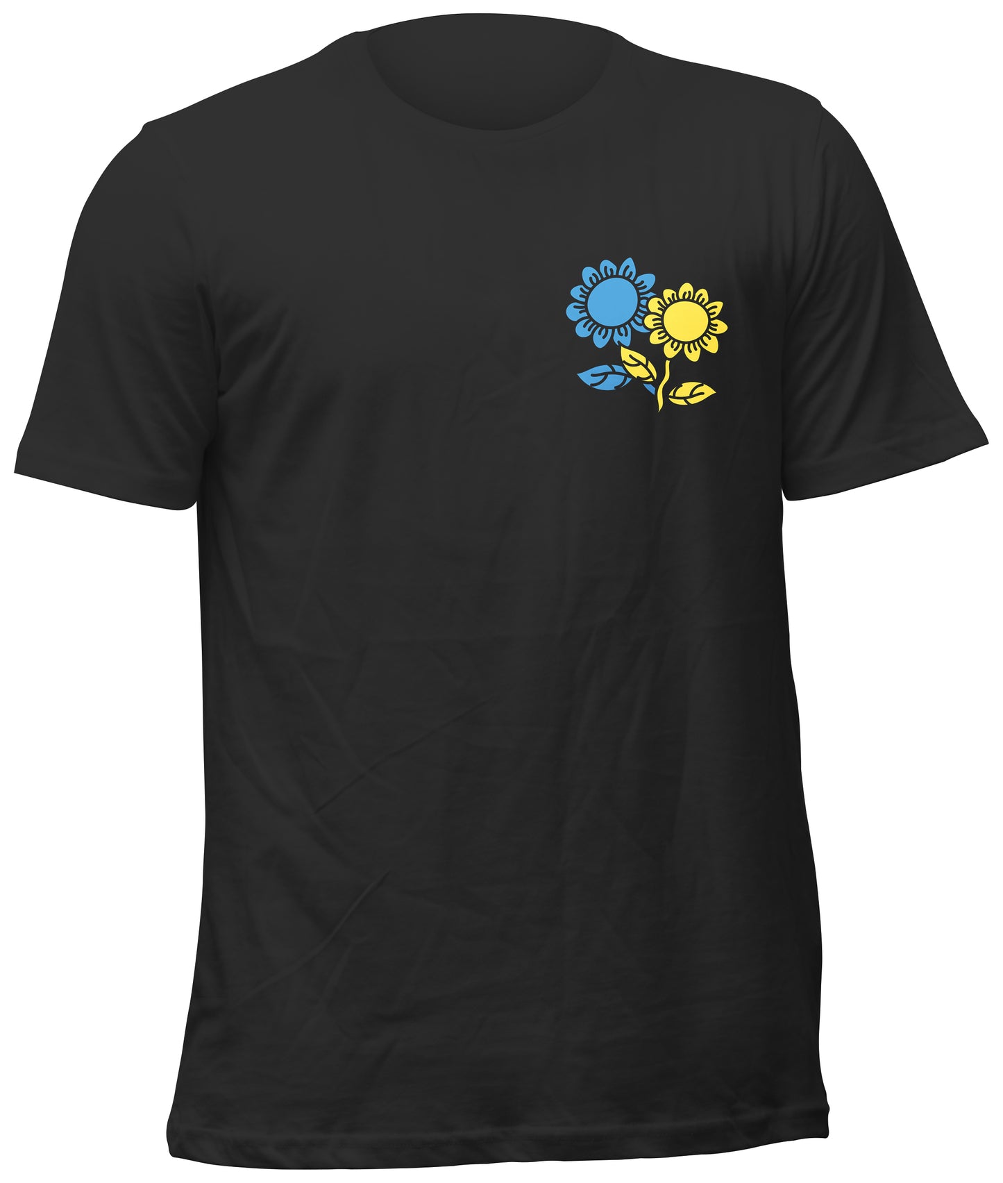 Ukrainian Sunflowers Front-Only T-Shirt (Ukraine Fundraiser)