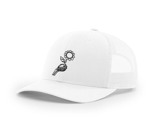 Skeleton Hand Trucker Hat (Ukraine Fundraiser)